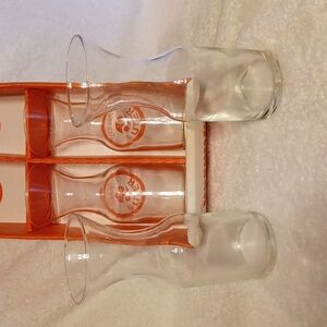 Libbey decanter set Carafe 1/4 liter each set of 4